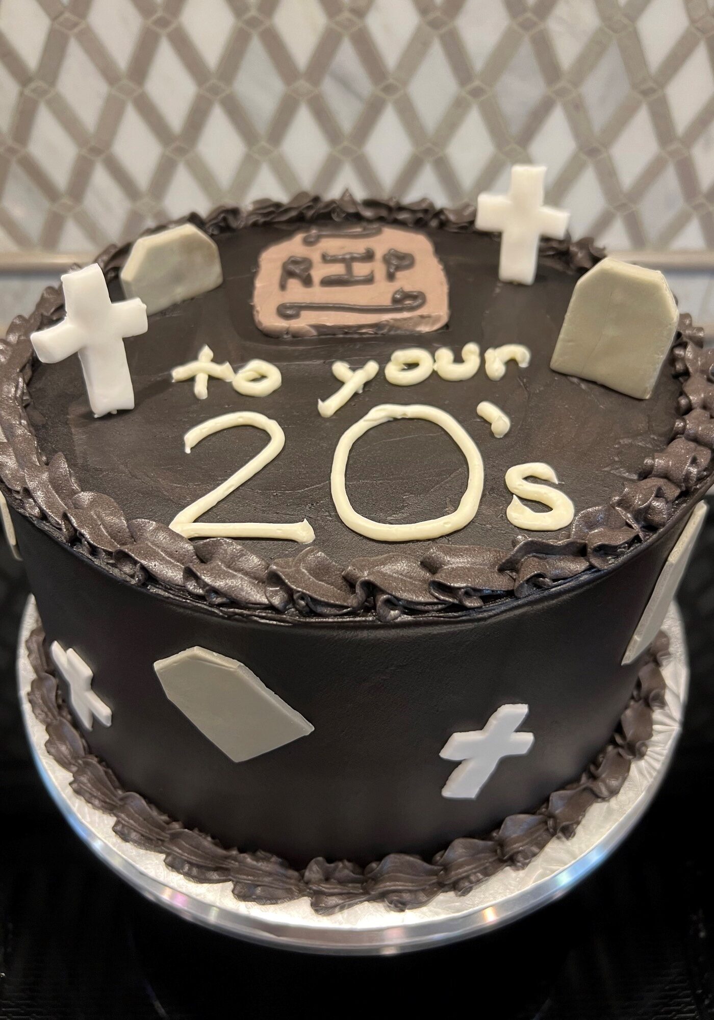 RIP to your 20's Cake full view April 30 2022